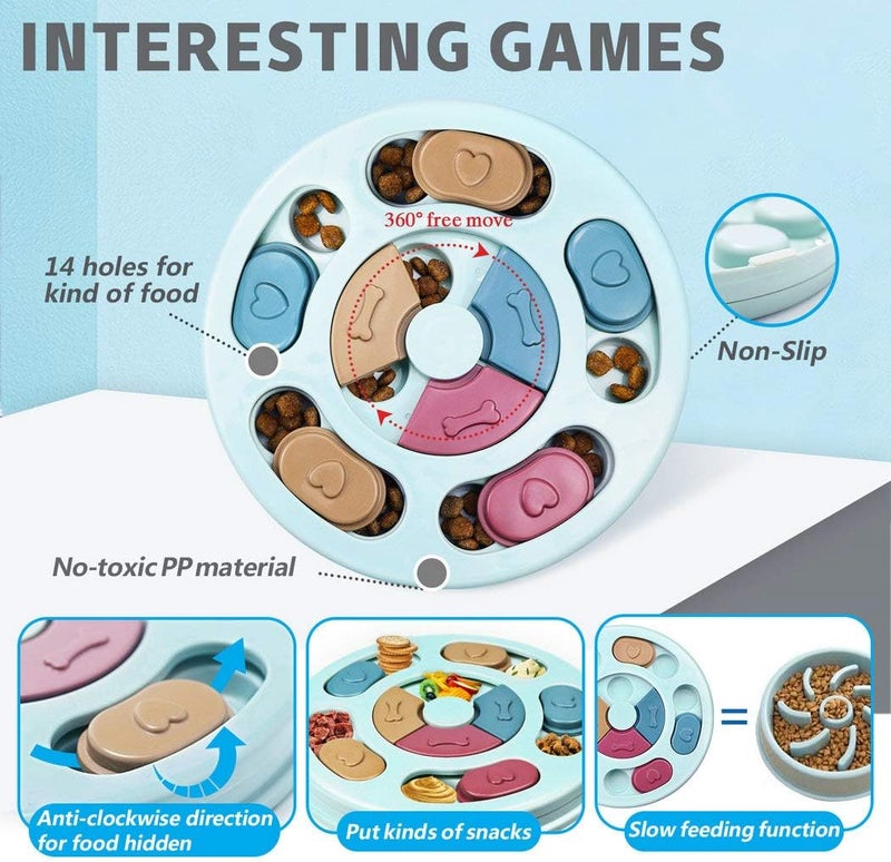 Joansan Interactive Dog Puzzle Toys - Mentally Stimulating Treat Dispenser for Training Small, Medium & Large Dogs - Image 2