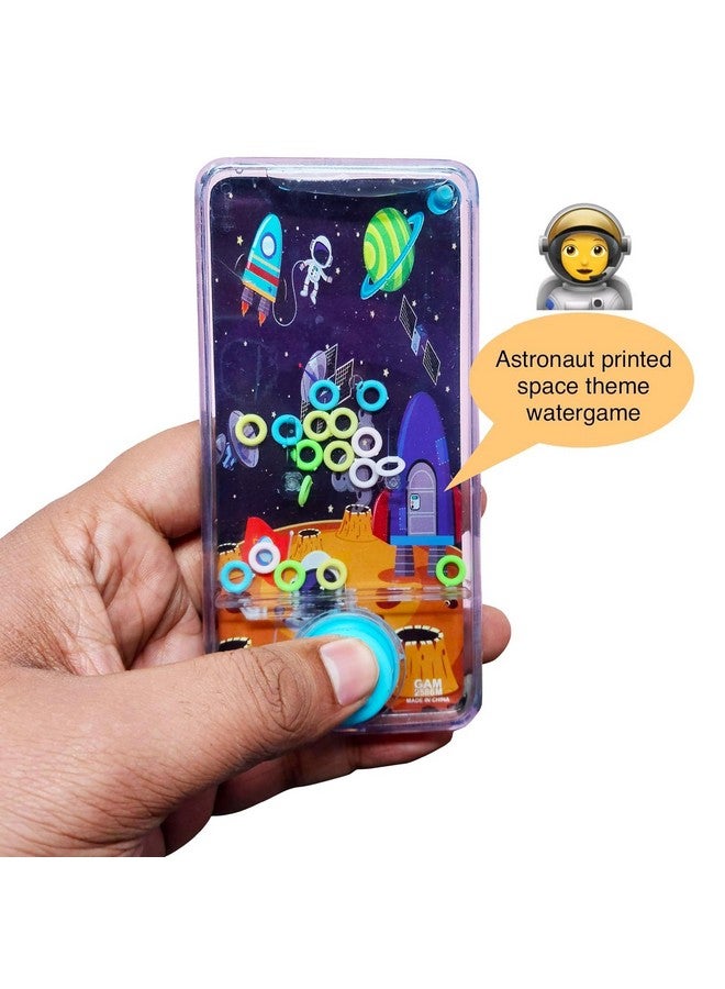 PARTEET Space Theme Handheld Water Game Water Bubble Ring Toss Anxiety Toys Aqua Toys Travel Family Games Ideal Gift for Kids Boys and Girls Kids (Pack of 2) - Image 4
