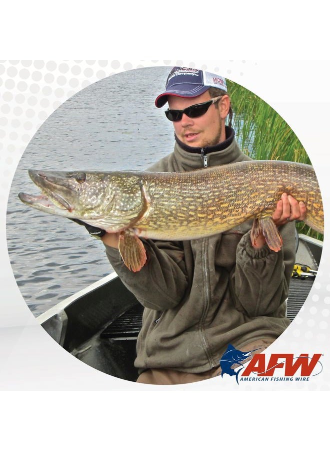 American Fishing Wire Surfstrand Micro Ultra, Bare 1x19 Stainless Steel Leader Wire, 17 lb Test, 0.010" Diameter, Camo, 5 m - Image 3
