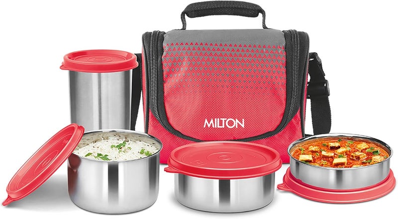 Milton طقم صندوق غداء مكون من 3 قطع من الفولاذ المقاوم للصدأ من ميلتون تستي - Image 1