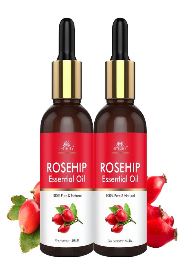 INTIMIFY زيت بذور ثمر الورد من إنتيميفاي للوجه، مثالي لنمو الشعر، عبوة من قطعتين - Image 2