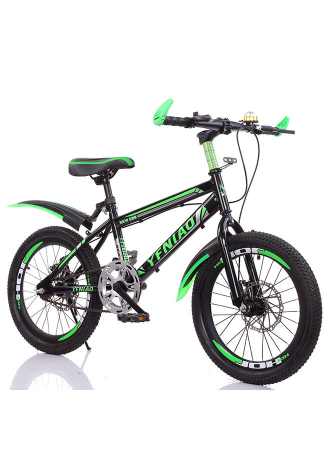 Disc Brake Youth Mountain Bike 18" - Green