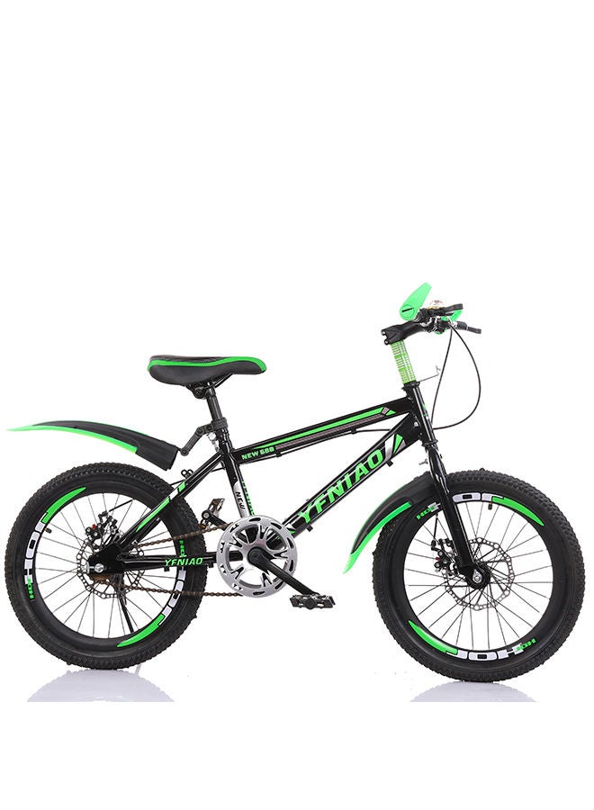 Disc Brake Youth Mountain Bike 18" - Green