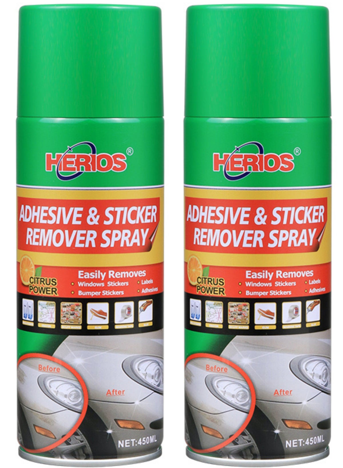 HERIOS Herios Sticker remover and adhesive remover 450ml(PACK OF 2 ...