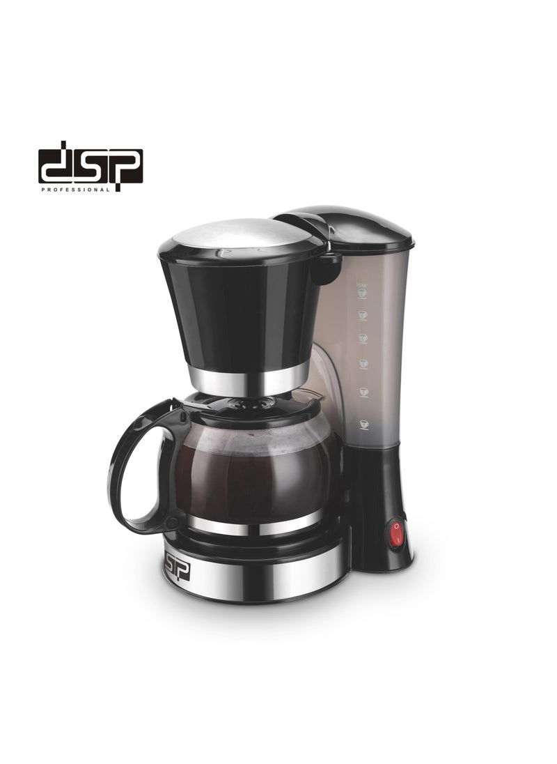 DSP Coffee Maker, coffee machine, 550W Power, 6-Cup Coffee Maker with Drip-Stop Function and Transparent Water Level Indicator, KA3082 - pzsku/Z483A73E02EBBA311B49CZ/45/_/1734173270/930ae076-9593-4b2b-b682-49ac271eb1a1