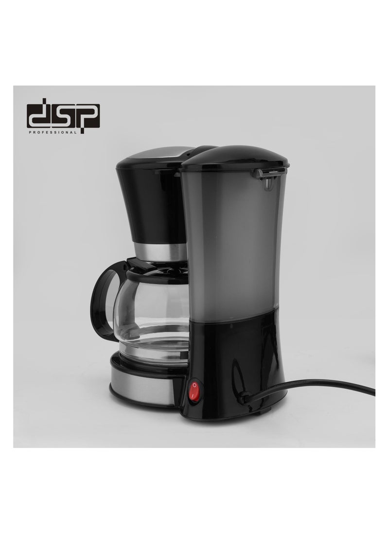 DSP Coffee Maker, coffee machine, 550W Power, 6-Cup Coffee Maker with Drip-Stop Function and Transparent Water Level Indicator, KA3082 - pzsku/Z483A73E02EBBA311B49CZ/45/_/1734173294/c91f2d19-c290-4b41-afbf-1ecc3658ab44