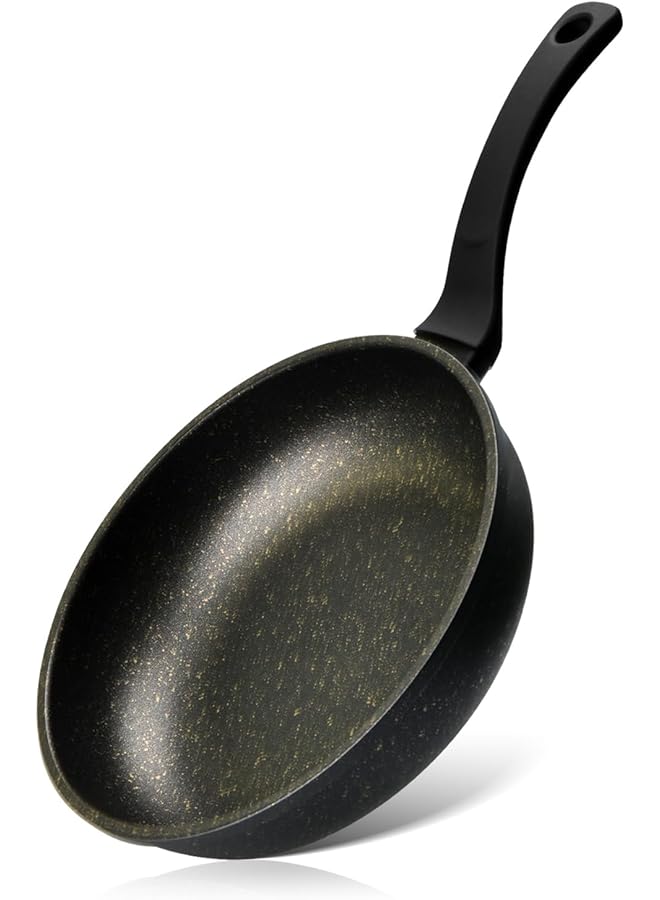 فيسمان مقلاة غريس العميقة ٢٤ سم، ألومنيوم بطبقة غير لاصقة، مقلاة طهي بمقبض من الباكليت، مقلاة سوتيه، رائعة للأطعمة المقلية - Image 1