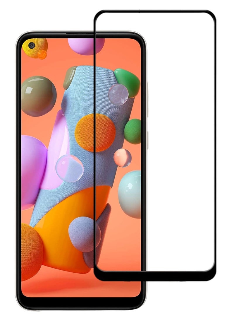 ACLIX Antistatic ESD Dustproof Premium Quality High Definition Tempered Glass Screen Protector Designed For Samsung Galaxy A11 - Image 1