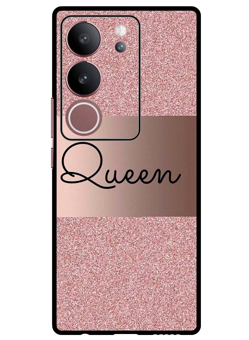 Theodor Protective Case Anti Scratch Shock Proof Bumper Cover For Vivo S17 - S17 Pro Queen Glitters - Image 1