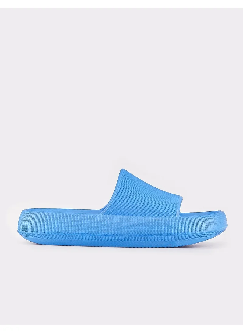 كاباني Blue Women's Flat Slippers