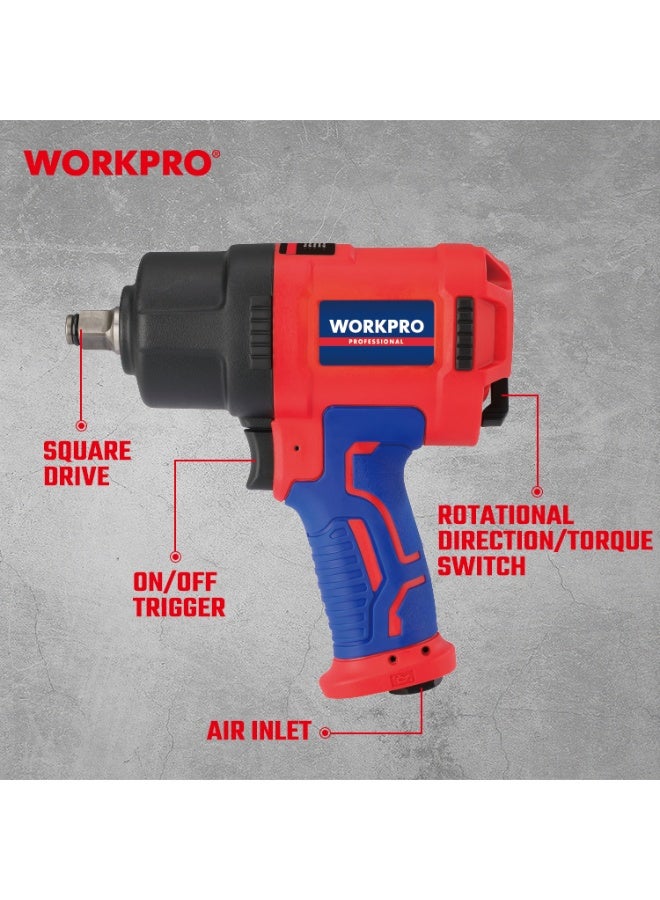 WorkPro Air Impact Wrench 1/2" - Image 3
