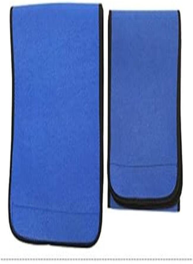 OR Weight Loss Belly Waist Trimmer Belt Men Women Fitness Width 25cm Length 110cm Blue 
