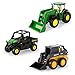 John Deere ERTL Iron John Deere DieCast Replicas Includes Tractor Gator and Skid Steer Farm Toys with Collectible Display Box John Deere Tractor Toys 3 Inch 3 Count Ages 3 Years and Up - Image 3