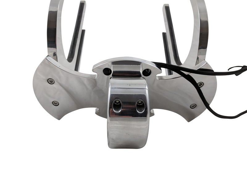 Krypt Towers Kneeboard Rack for Boat, Polished Aluminum Knee Board Wakeboard Combo Tower Rack, Wakeboarding Rack for Towers, Fits Clamp Tubing Sizes 1 3/4", 1 7/8", 2", 2 1/4", 2 3/8", 2 1/2" - Image 4