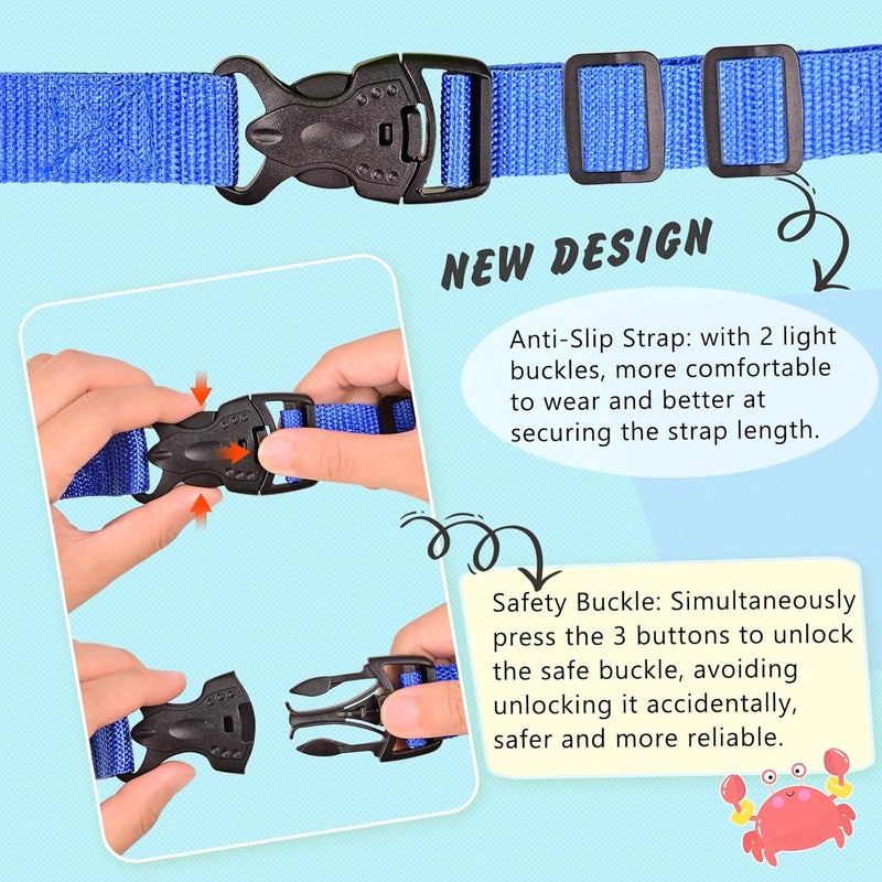BBSWIM SWIMEE Back Float Safety Swim Trainer Swimming Bubble Belt with Adjustable 3 Layers Swim Belts Comfortable Waterproof Floaties Device for Kids Toddler Swimming Floats (10lb-60lb) - Image 3