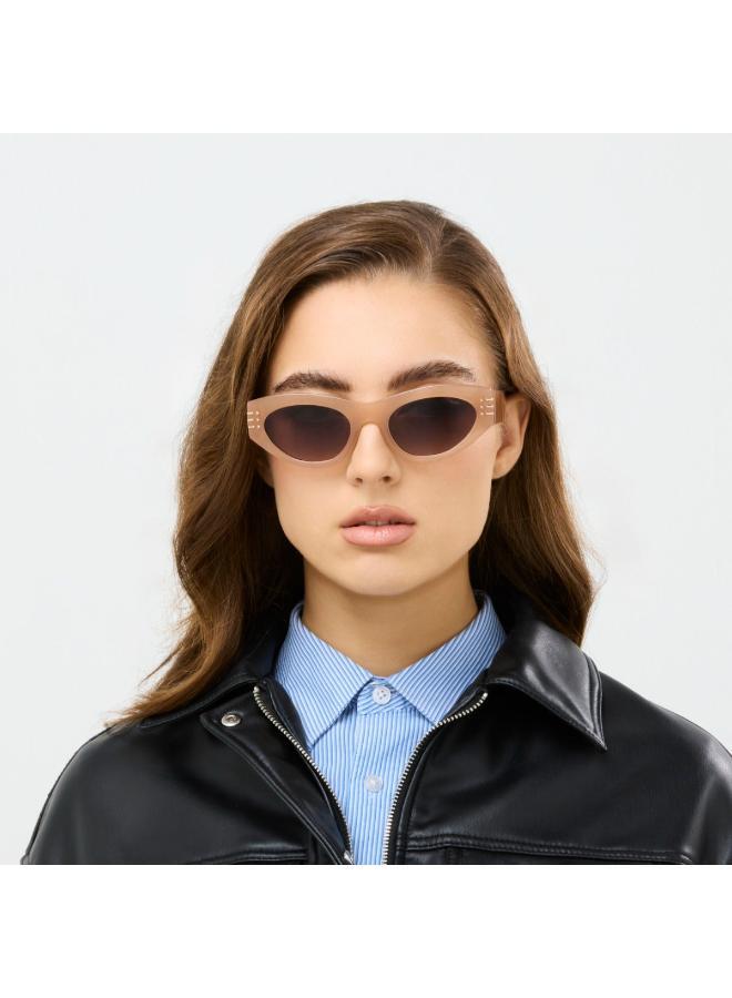 Blackout Women's HARRIET Sunglasses - Lens Size: 53 mm - Beige - Image 4
