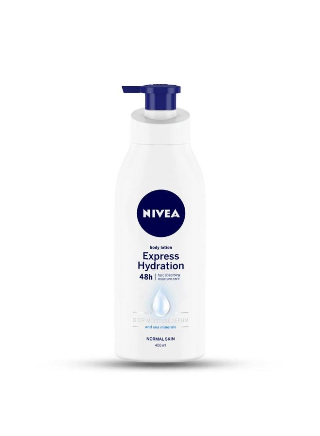 Nivea Body Lotion, Express Hydration With Sea Minerals, 400ml