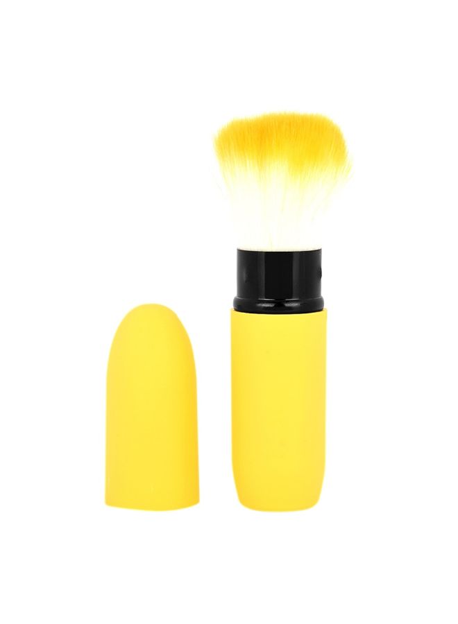 Soft Retractable Makeup Brush Yellow/Black/White - Image 2