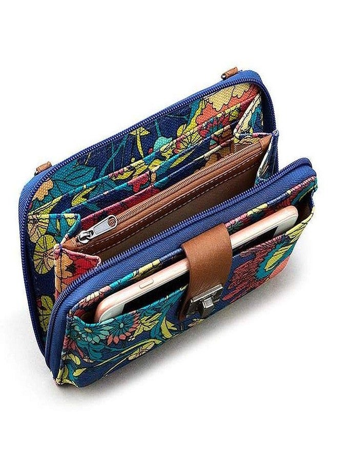 Sakroots Large Smartphone Crossbody, Royal Flower Power - Image 4