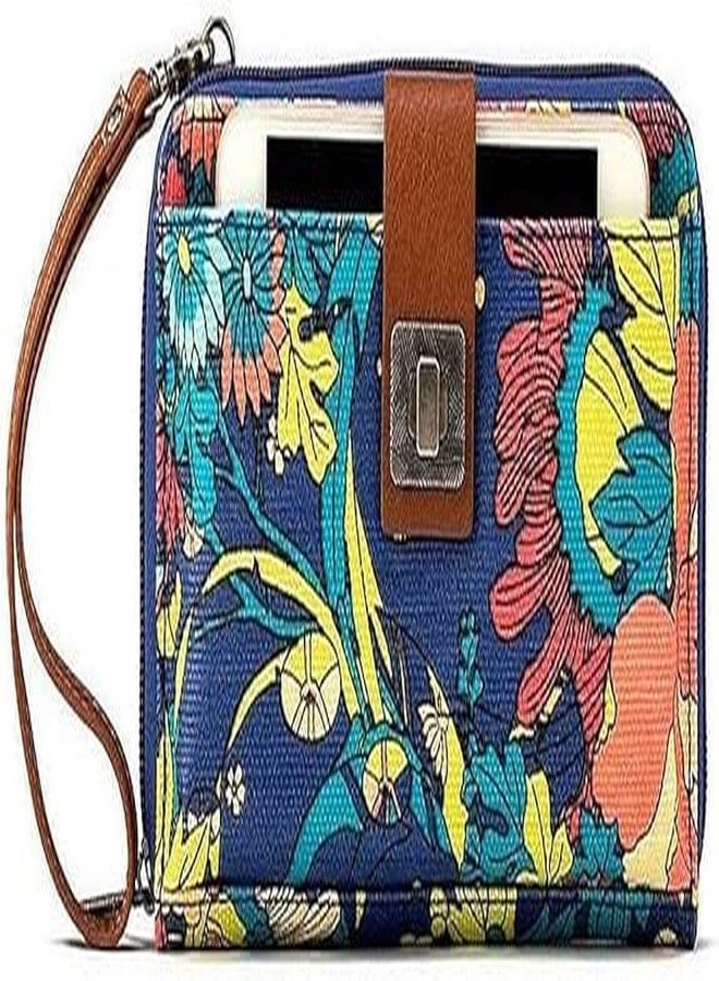 Sakroots Large Smartphone Crossbody, Royal Flower Power - Image 1