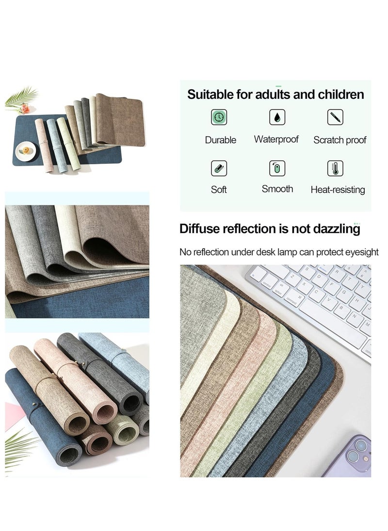 Large Desk Pad Mat, Mouse Pad, Office Desk Mat, Non-Slip PU Leather Desk Blotter, Waterproof Keyboard Mat for Office, Home, and Decor, Premium Quality, Easy to Clean, Durable, Stylish, and Comfortable Desk Surface Protector. - pzsku/Z483B4E9CC8159D36F9E2Z/45/_/1732371576/5a84a209-44da-4c4e-b63f-89645d3cfb79