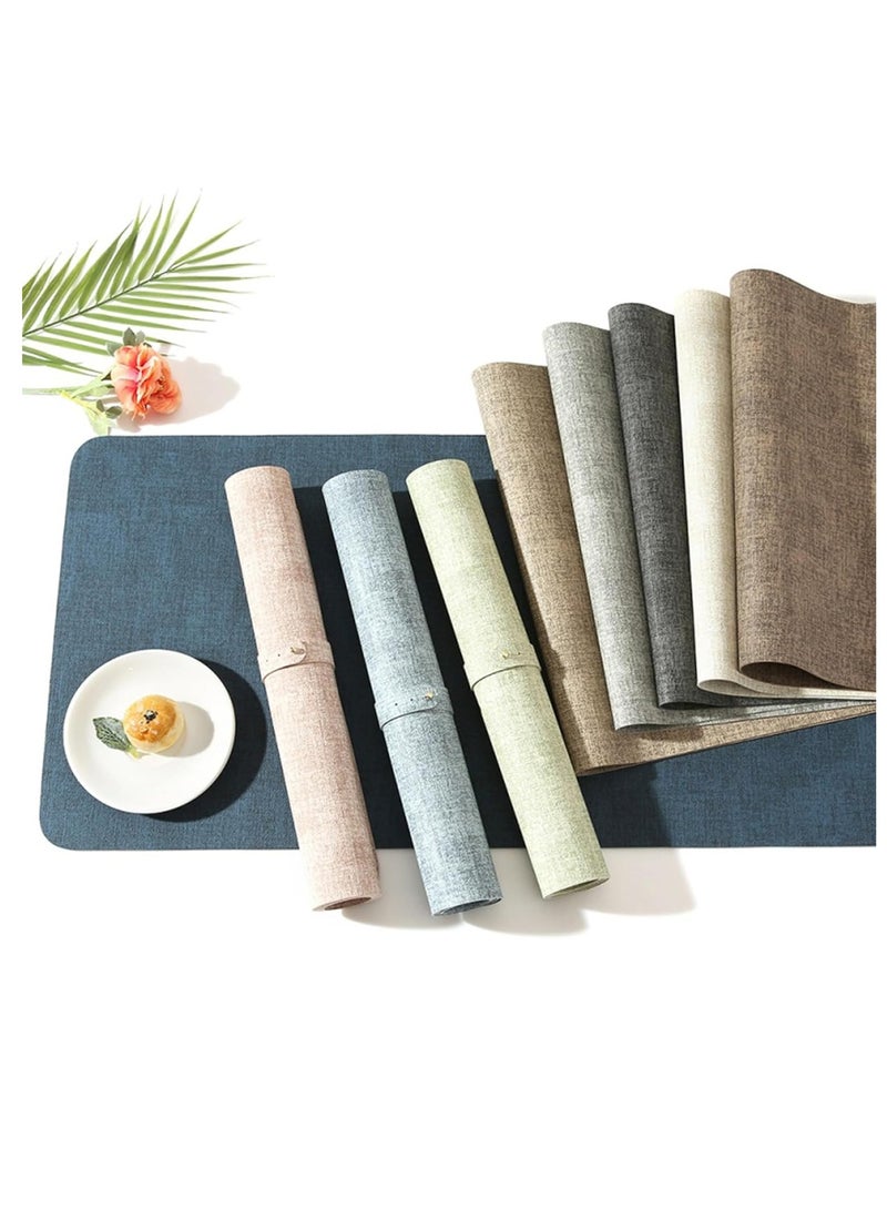 فيبارتي حصيرة وسادة مكتب كبيرة ، لوحة ماوس ، حصيرة مكتب مكتبية ، نشاف مكتب من جلد PU غير قابل للانزلاق ، حصيرة لوحة مفاتيح مقاومة للماء للمكتب والمنزل والديكور ، جودة عالية ، سهلة التنظيف ، متينة ، أنيقة ، واقي سطح مكتب. - Image 3