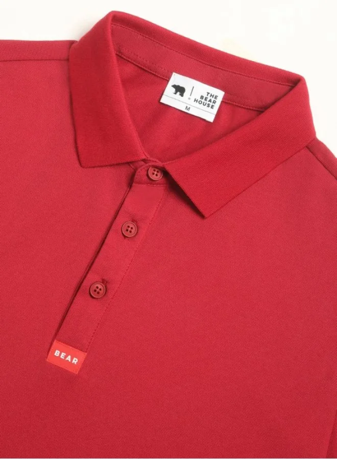 THE BEAR HOUSE Men's Polo Shirt for Casual & Semi-Formal Wear | Classic Collar Neck T-Shirt | Comfortable, Stylish & Versatile for Office, Travel, Outings & Everyday Use
