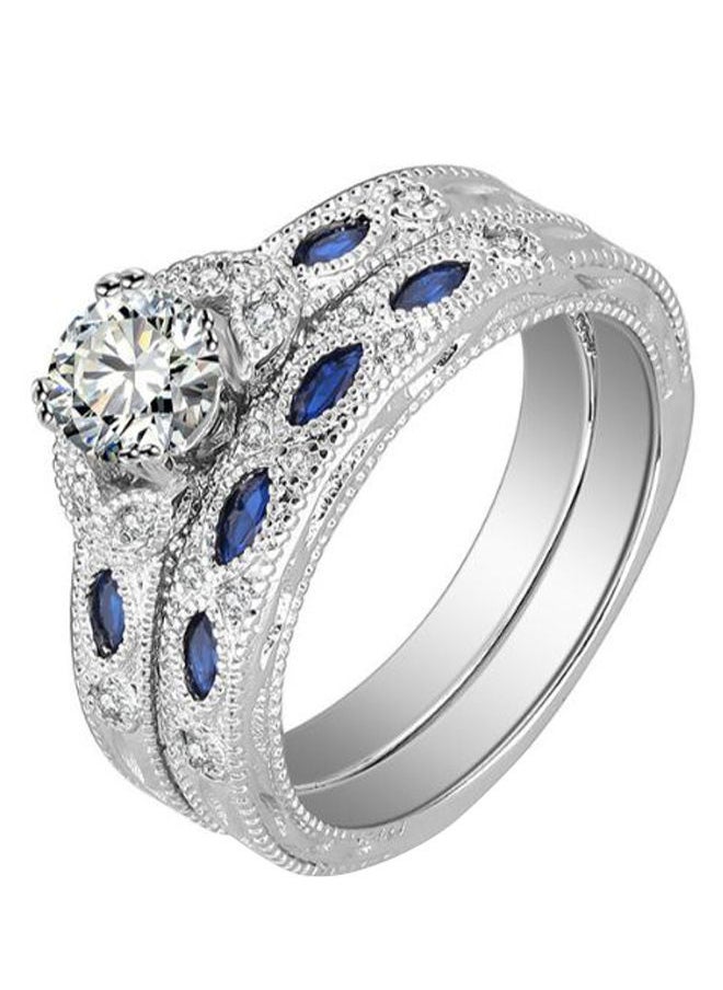 NIBEMINENT Cubic Zirconia Engagement Ring  - Image 1