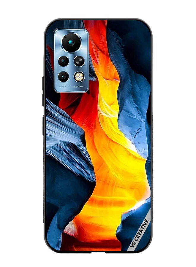 VR CREATIVE Protective Case Cover For Infinix Note 11 Pro Abstract Design Multicolour - Image 1