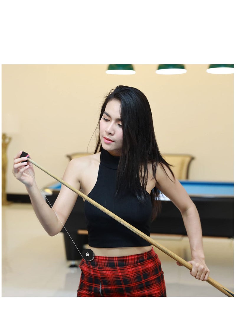 SYOSI Billiards Snooker Pool Cue Chalk Holder 2 Pieces Retractable Snooker Practical Tool with Belt Clip for Billiards Chalk Tip Holder  - Image 5