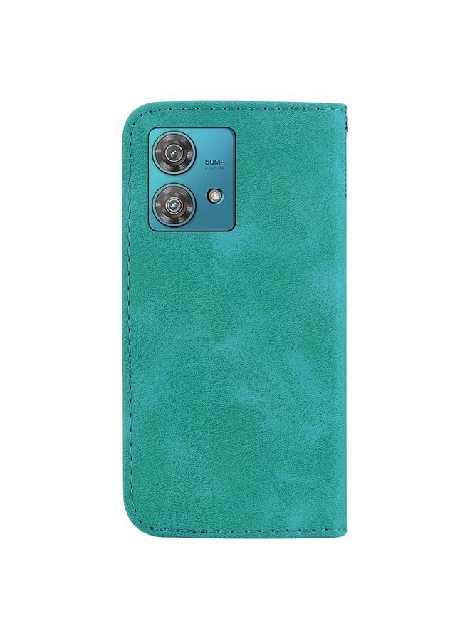S-TOP Case For Motorola Edge 40 Neo Seven-shaped Embossed Leather Phone Case - Image 3
