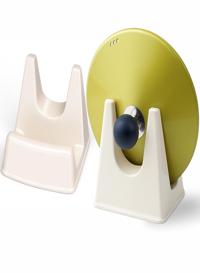 JapanBargain 1875 Japanese Plastic Cutting Board and Lid Stand Holder Set of 2, Compact Kitchen Organizer Made in Japan - Image 2