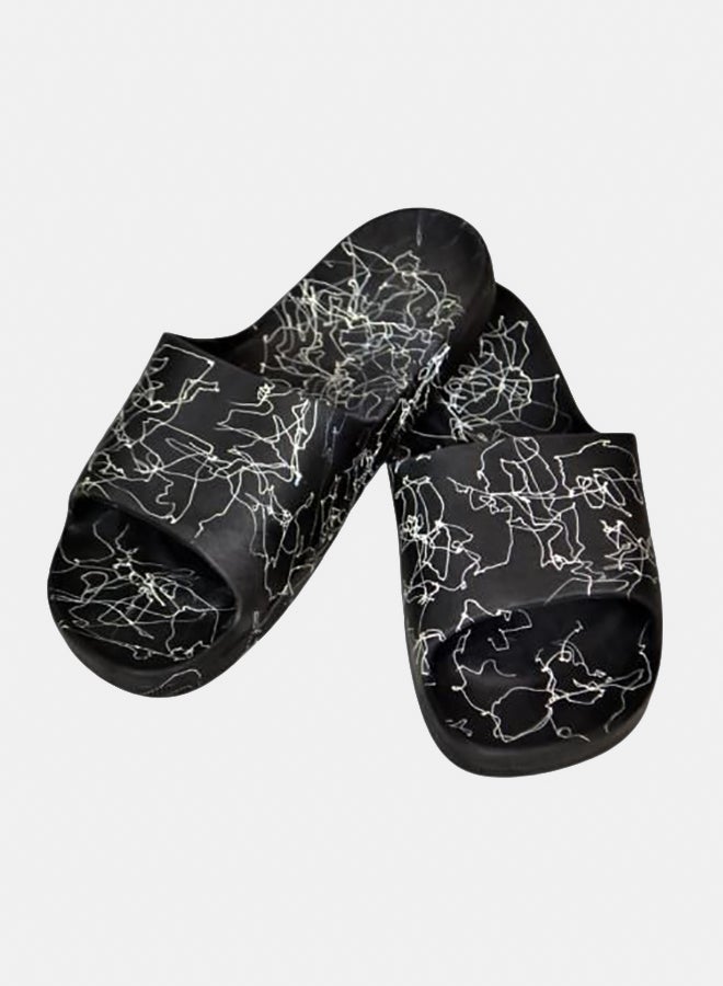 ers Black And White Lines for Men - Comfortable Leather - Image 2