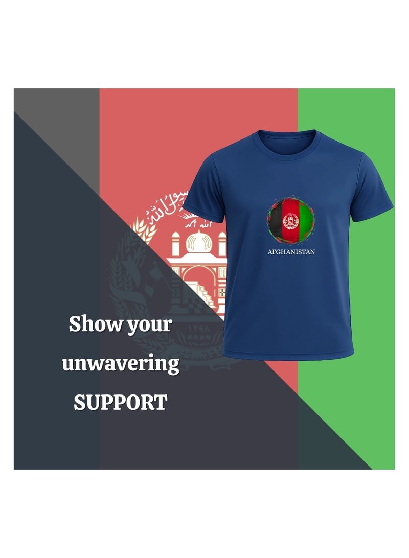 PRINTSHOP4ME Afghanistan Cricket Dry Fit T-Shirt For Men | Lightweight Half Sleeve Round Neck Jersey | Ideal For Sports,Training & Casual Wear - Image 4