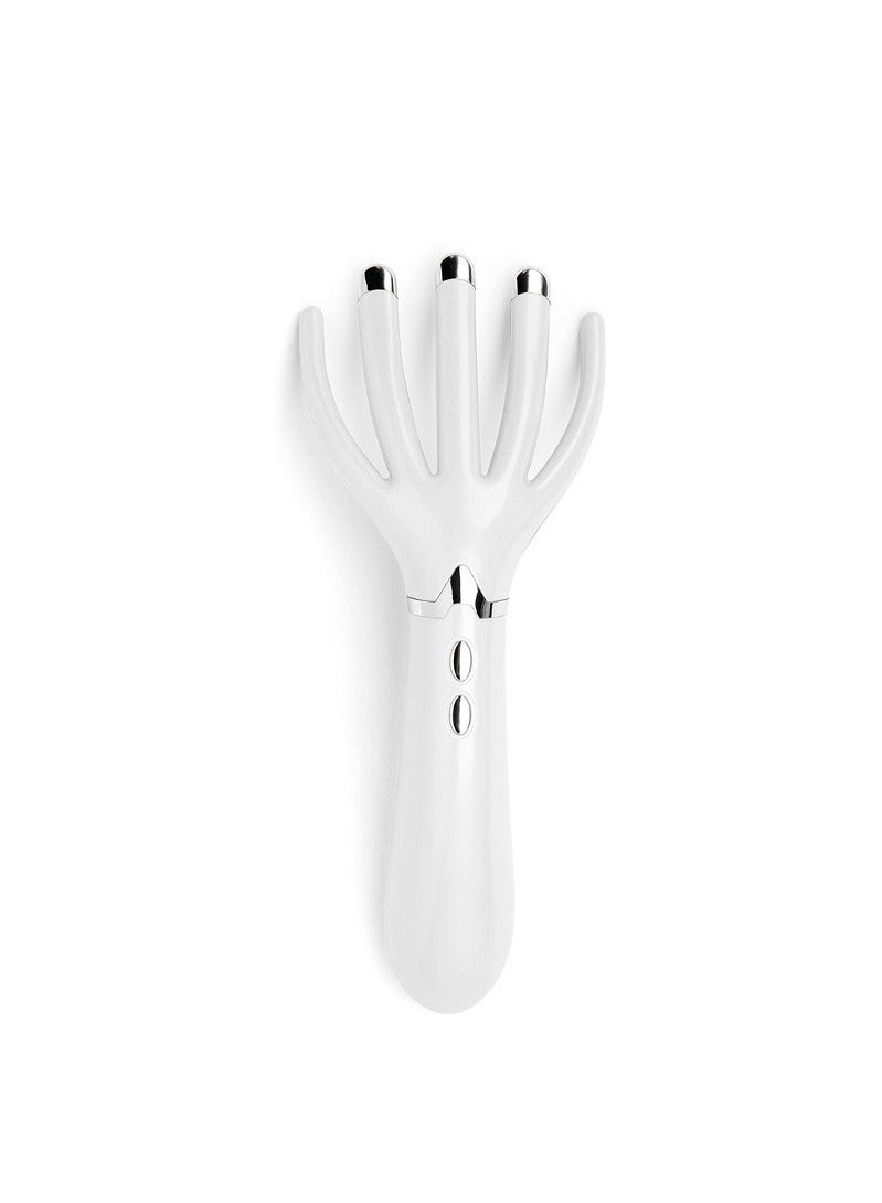 Vermaney Multi-function Electric Head and Body Massager with 4 Massage Modes and Heating Function, Rechargeable Scalp Massager, Cordless Portable Head Scratcher Massager for Stress Relax - Image 1