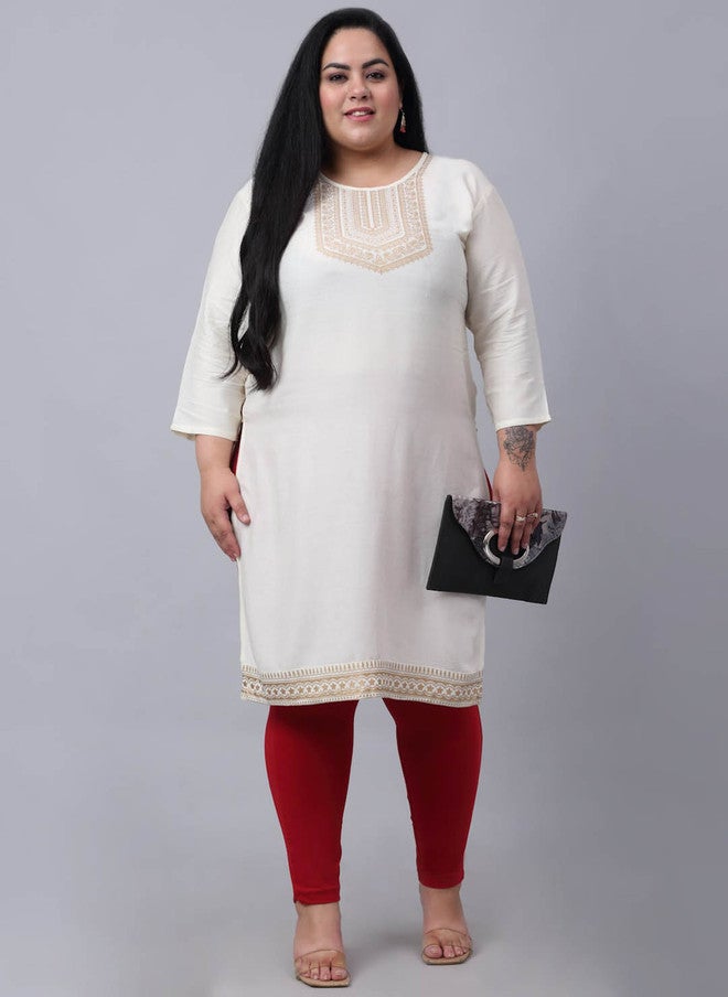 Trend Level Women Super Plus Size Mid Rise Easy Wash Trousers - Image 4