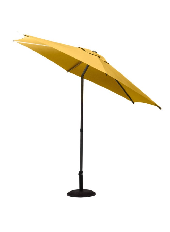 Hesperide Soya Epoxy-Treated Steel Tilting Pole Umbrella Mustard and Black 2.7 m 171254D - Image 2