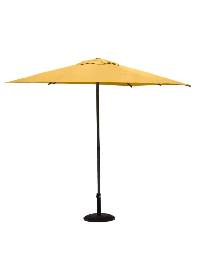 Hesperide Soya Epoxy-Treated Steel Tilting Pole Umbrella Mustard and Black 2.7 m 171254D - Image 1