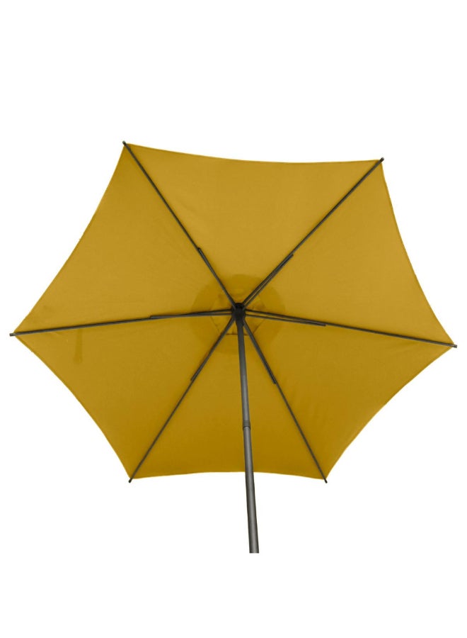 Hesperide Soya Epoxy-Treated Steel Tilting Pole Umbrella Mustard and Black 2.7 m 171254D - Image 4