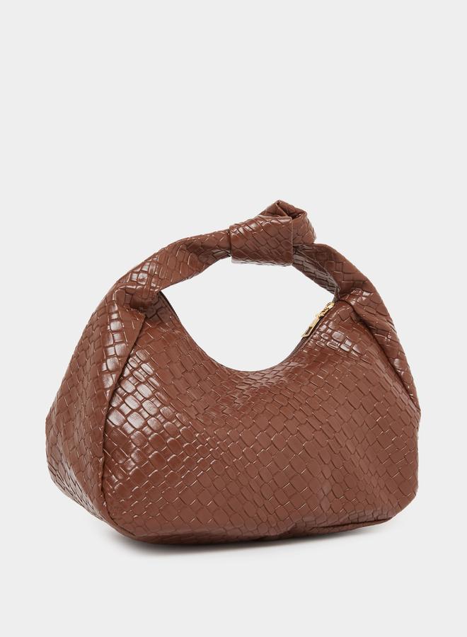 Styli Knot Textured Handbag - Image 1