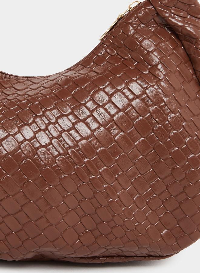 Styli Knot Textured Handbag - Image 3