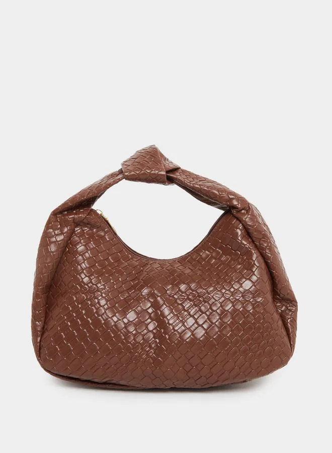 Styli Styli Knot Textured Handbag