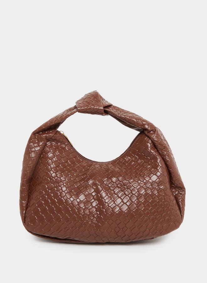 Styli Knot Textured Handbag - Image 2