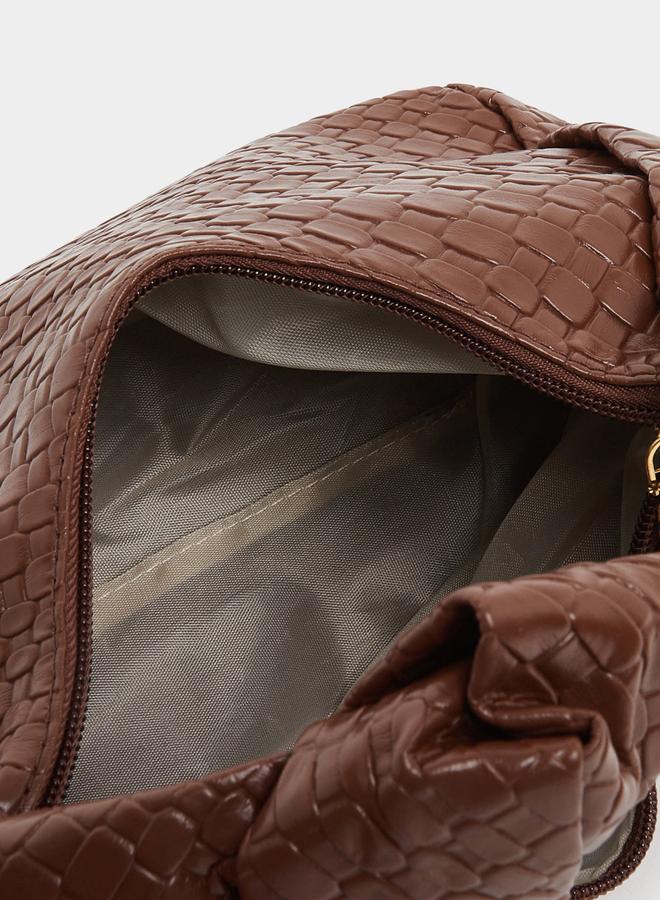 Styli Knot Textured Handbag - Image 4