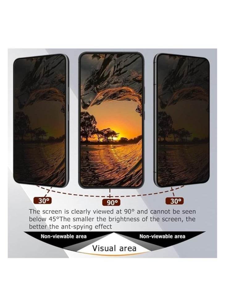 Glass Screen Samsung s24 Plus Privacy Screen Protector Glass, 9H Hardness Tempered Glass HD Privacy Screen Protector For Samsung s24 Plus , Anti Spy,Anti-Scratch,Bubble Free - Image 2
