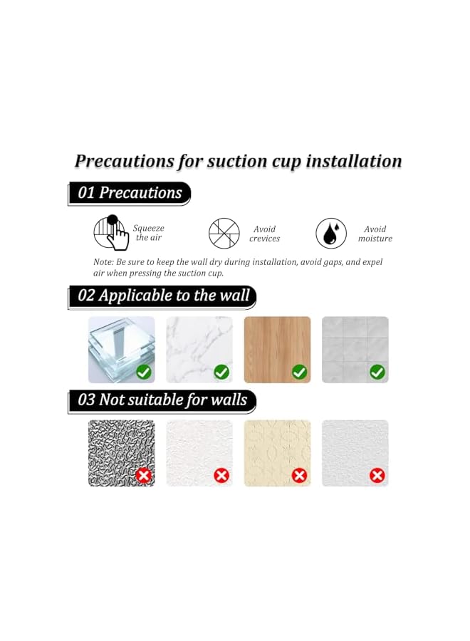 S-TOP Self Adhesive Toilet Paper Holder, 3-Layer Wall Mount Tissue Roll Rack, Suction Cup Bathroom Organizer, Rustproof Kitchen Bath Storage, Phone Wet Wipe Shelf, No Drill Paper Towel Dispenser - Image 4