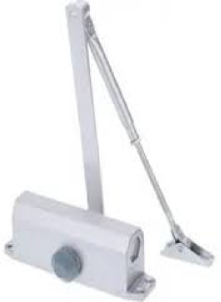 KNP KNP  Automatic Adjustable Door Closer in White is designed to ensure doors close securely and quietly, enhancing safety, security, and convenience in both residential and commercial settings.  - Image 1
