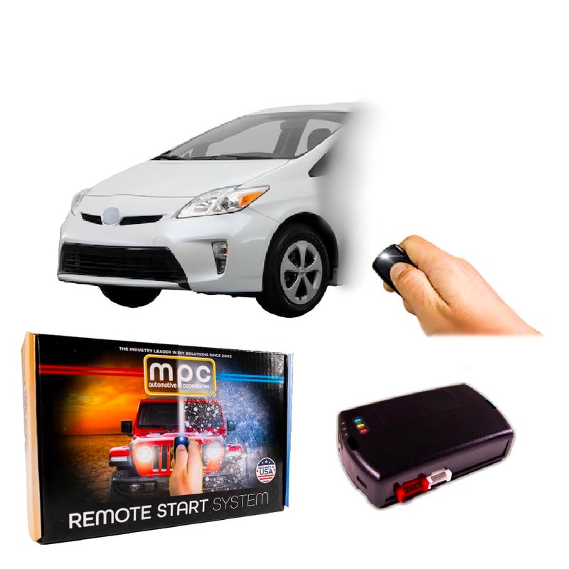 MPC Complete AddOn Remote Start Kit Compatible with Toyota Prius 20102015 Hybrid Uses Factory Remotes Firmware Preloaded