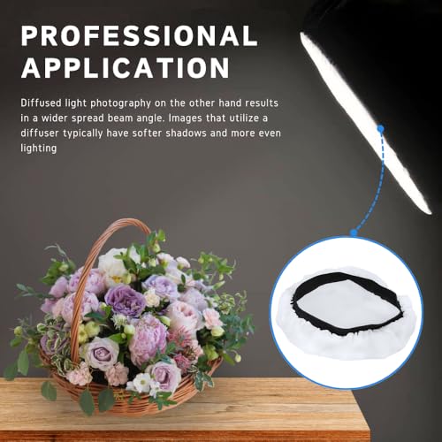 Fotoconic 7" to 11" Soft White Diffuser Sock for Standard Reflector / 27cm Sparkler Reflectors - Image 5
