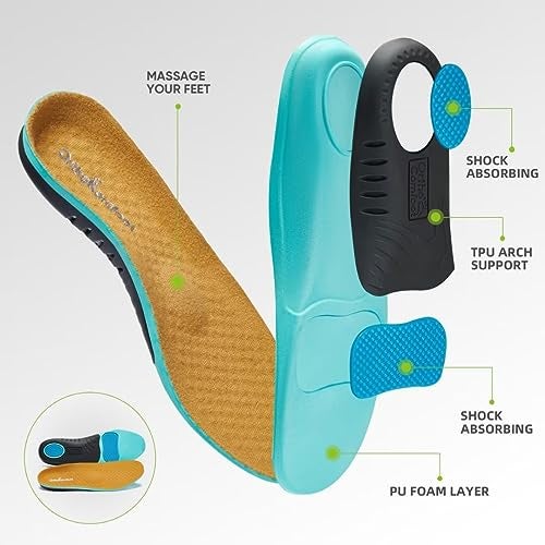 OrthoComfoot Men's Orthopedic Slip On Loafers Walking Shoes: Supportive Slip-Ons for Heel and Foot Pain Relief, Durable Rubber Sole Dress Loafers for Foot Pain Relieve Denim Size 11 - Image 5
